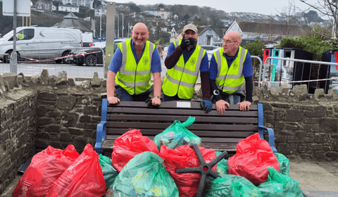 71.9 kilos of litter removed from Saundersfoot