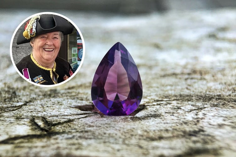 Former town crier Rose Blackburn will be talking about gemstones and jewellery at Pembroke Town Hall on April 11