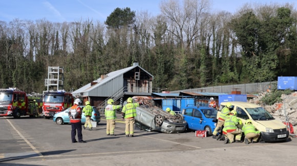 Fire crews enhance skills at Wales training day