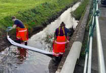 NRW investigates oil pollution in Pembroke stream