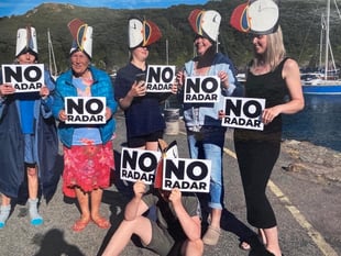 Protests over Pembrokeshire radar site plans