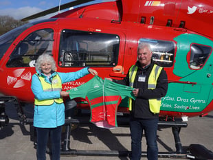 New Dyfed High Sheriff supports Air Ambulance