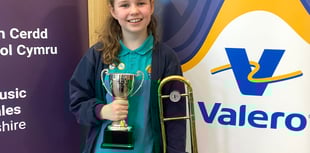 Tenby pupil shines at music festival