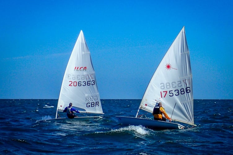 Practice races were held at Tenby Sailing Club