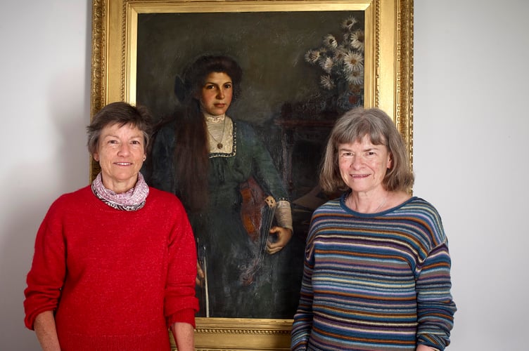 Beth Rich and Sarah Eastlake together with their sister Jill have generously donated a portrait of their grandmother Betty Domleo (later Betty Eastlake), as part of the Museum’s new look permanent collection in the Wilfred Harrison Gallery.
