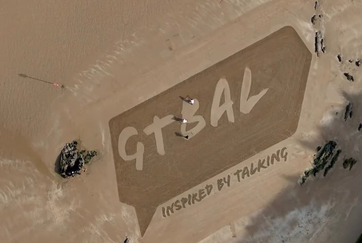 GTBAL sand art Tenby