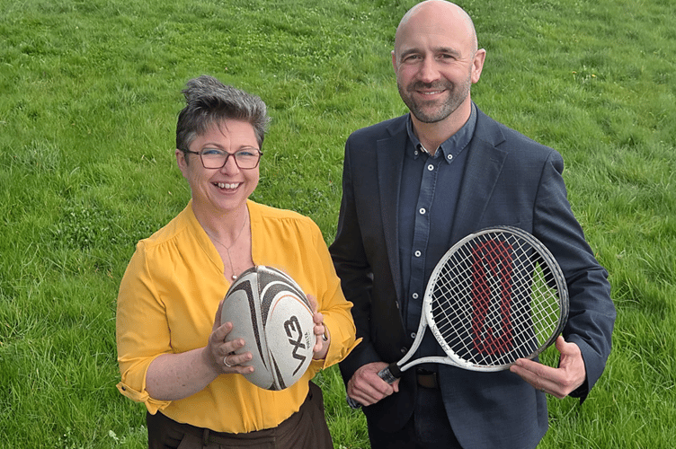 Kate Williams, Head of Strategic Partnerships and Development at Activate West Wales, and Jamie Rewbridge, CEO of Activate West Wales.