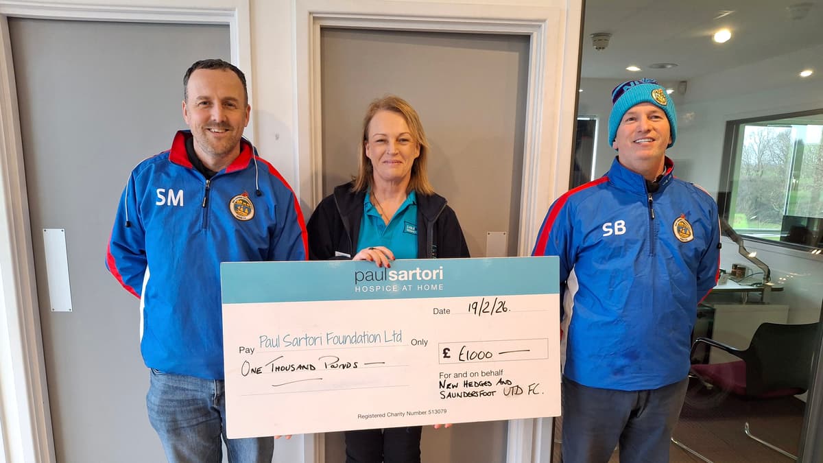 New Hedges Saundersfoot Utd's boost for Paul Sartori