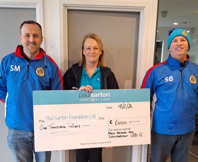 New Hedges Saundersfoot Utd's boost for Paul Sartori