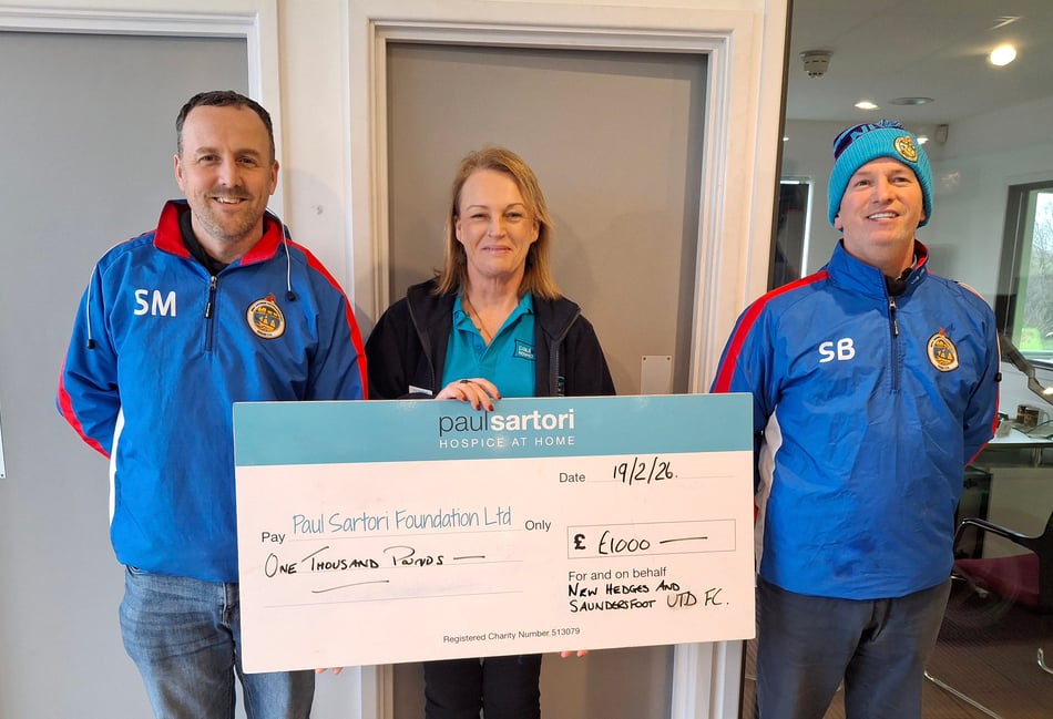 New Hedges Saundersfoot Utd's boost for Paul Sartori