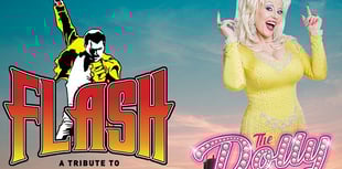 Queen, Dolly tributes at Saundersfoot Harbour