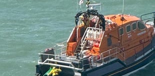 St Davids RNLI's Easter Monday launch to drifting kayak