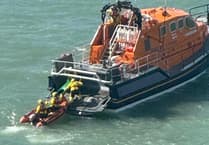 St Davids RNLI's Easter Monday launch to drifting kayak