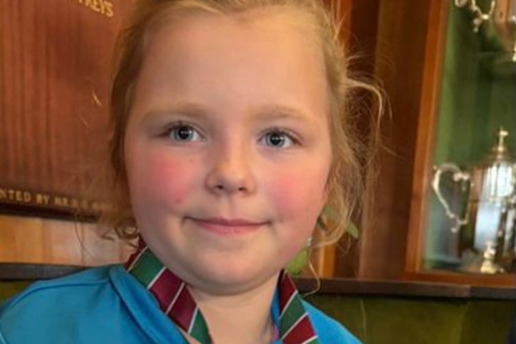 Talented young golfer Liliwen Thomas