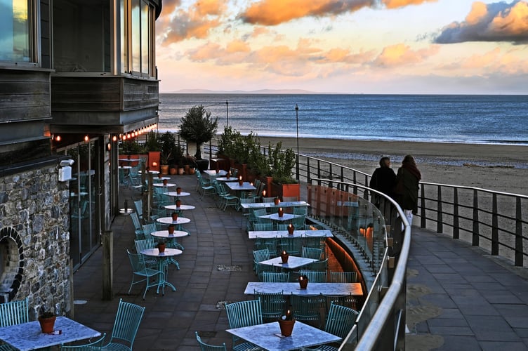 The newly opened Lansio Lounge at Tenby's South Beach (Photo by Gareth Davies Photohraphy)