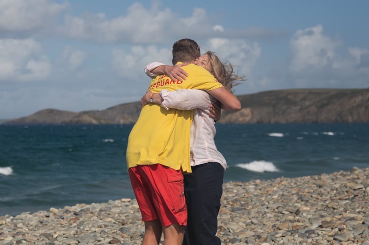 Pembrokeshire Lifeguard Matty recalls the day he saved the life of holidaymaker Joanna at Newgale Beach. 
