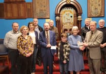 Narberth Masonic Lodge donates £1,000 in Richard Fanus' memory