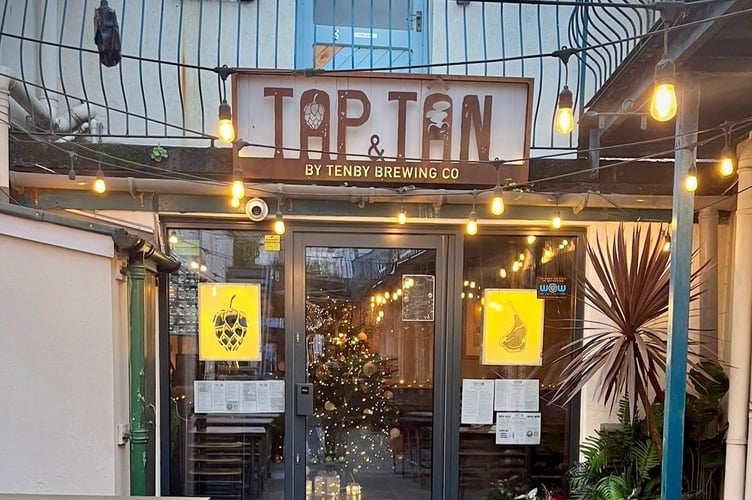 The owners of Tap and Tân in Tenby are celebrating after the restaurant was rated as the seaside town’s number one restaurant and bar on TripAdvisor.