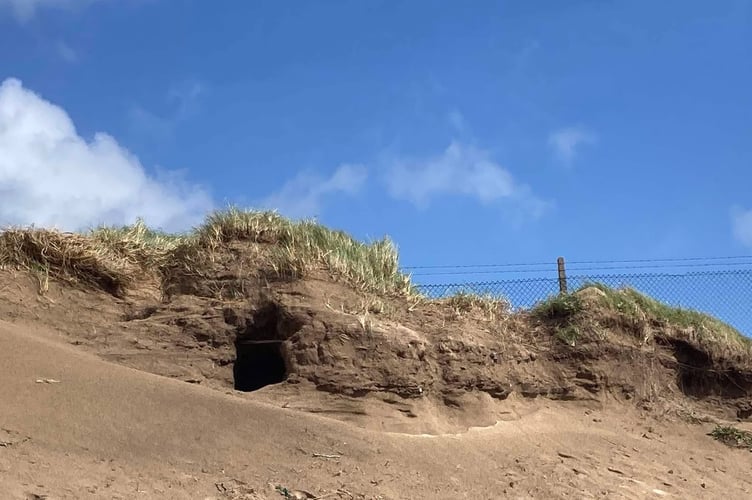 Pendine Community Council shared on social media: “We’ve recently been made aware that people have been digging in the sand dunes. While it may seem harmless, this is extremely dangerous.”