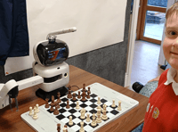 AI robot 'Rook 2 D' takes on Pembrokeshire Chess Club!