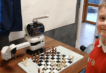 WATCH: AI robot 'Rook 2 D' takes on Pembrokeshire Chess Club!