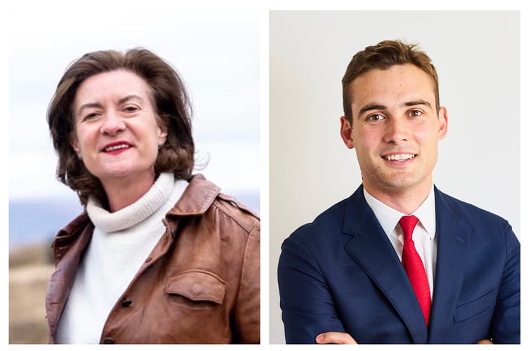 Wales’ First Minister and Welsh Labour leader Eluned Morgan and South Pembrokeshire labour MP Henry Tufnell.