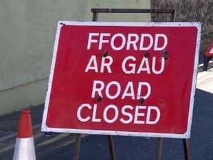 Tenby road closure for water mains repairs