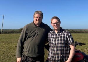Brownslate Farm is managed by Peter, his wife and son