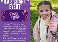 Tenby pupil Mila's charity haircut