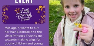 Tenby pupil Mila's charity haircut