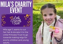 Tenby pupil Mila to cut her long locks for worthy charity