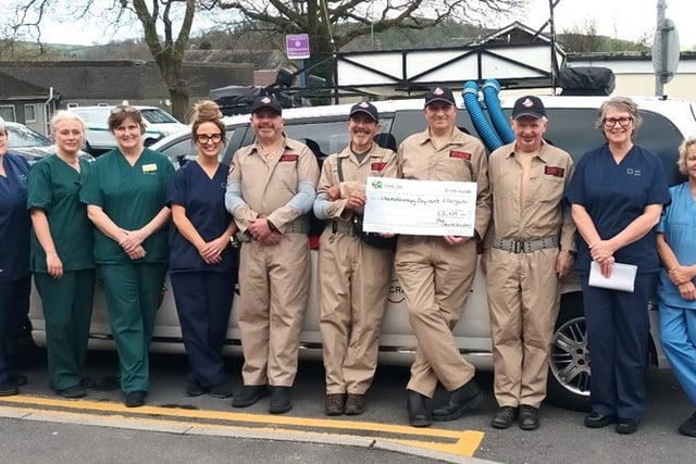 Carmarthenshire 'Ghostbusters' raise £3,000 for hospital