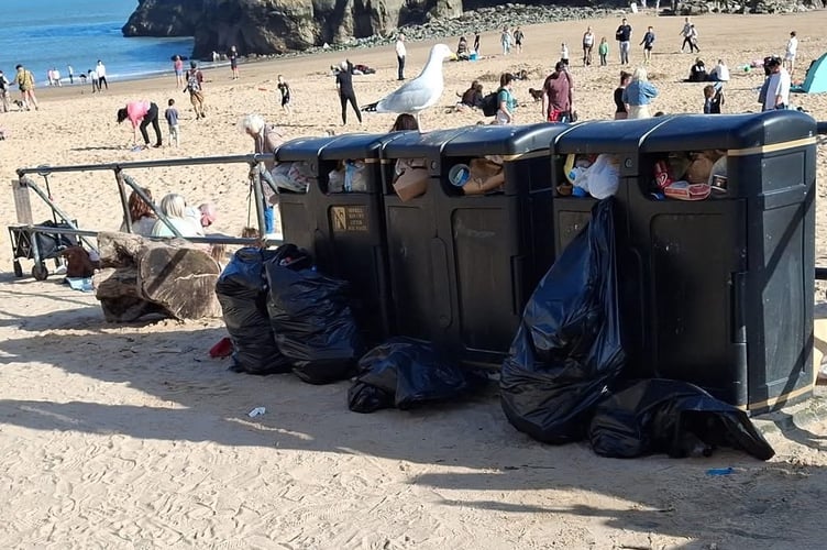 Tenby bins waste