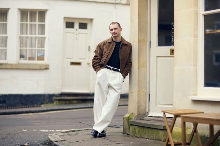 BATH, ENGLAND - FEBRUARY 27, 2026  Champion Jockey Sean Bowen poses for a portrait in Bath February 27, 2026 in Bath, England.