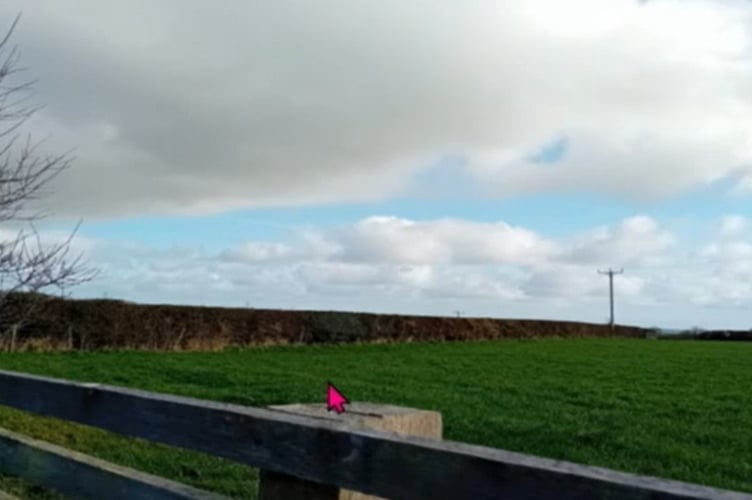 Peter Jones sought permission for a change of use from agricultural land to a garden at Old Furzton Cottage, Maidenwells, near Pembroke. Picture: Pembrokeshire County Council webcast.