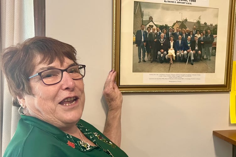 Whitland bowls Cally Jones