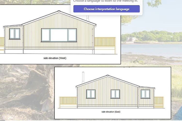 A call for a rural enterprise dwelling at Eithin Farm, Felindre Farchog has been approved. Picture: Pembrokeshire Coast National Park webcast.