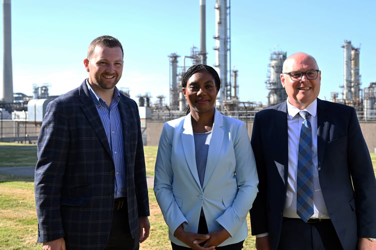 She joined Welsh Conservative Senedd candidates Paul Davies and Samuel Kurtz 