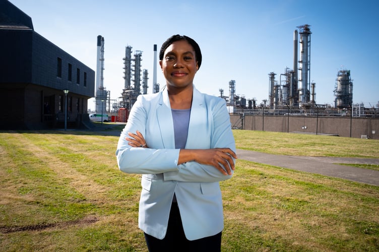 Conservative party leader Kemi Badenoch said that visiting the last oil refinery in Wales was a ‘stark reminder’ of how far the UK has fallen when it comes to energy independence, on a visit to Pembrokeshire.