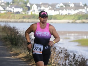 Triathlete Bridget takes on Tenby challenges for Wish Fund