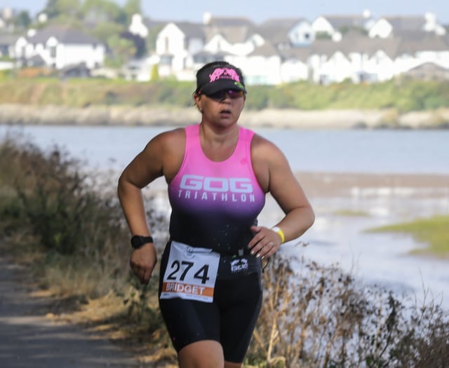Triathlete Bridget takes on Tenby challenges for Wish Fund