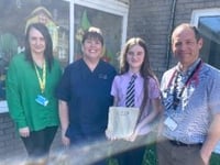 Young girl supports diabetes cause with charity