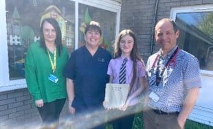 Young girl supports diabetes cause with charity