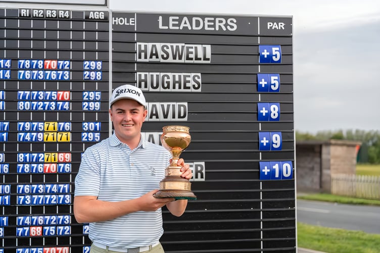 Andrew Haswell had two rounds of 70 over the weekend