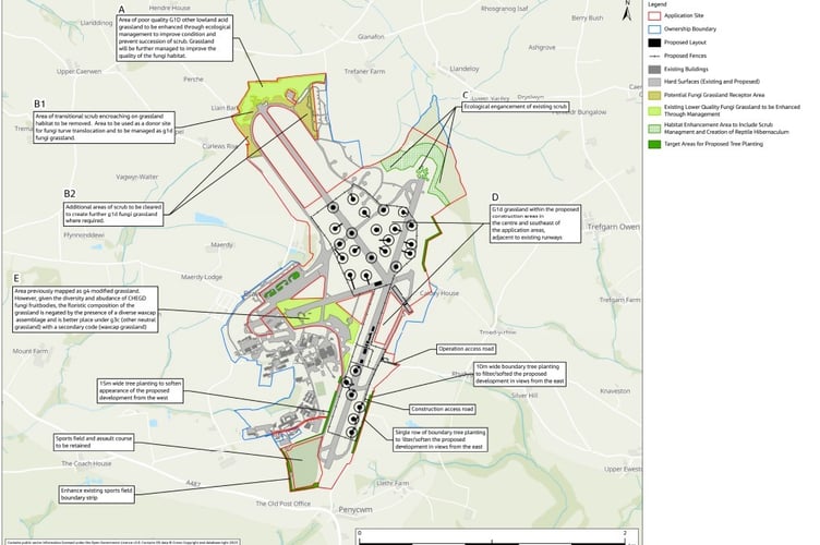 The DARC scheme site map. Picture: MoD/ Montagu Evans LLP.
