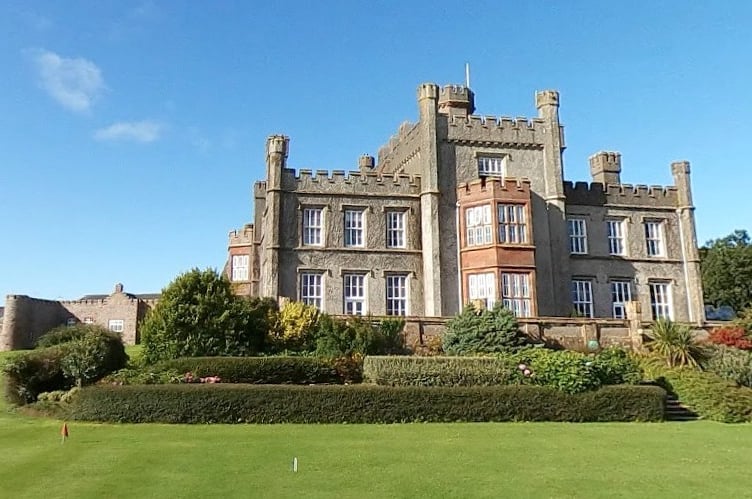  “St Brides Castle. Listed Grade II* is a former country house