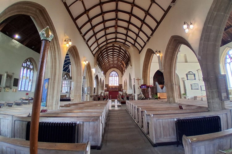 St Mary’s Church, Tenby interior