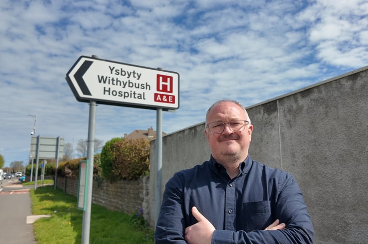 Marc Tierney, Labour candidate for Ceredigion Penfro, supports a new hospital in West Wales, addressing NHS future concerns.