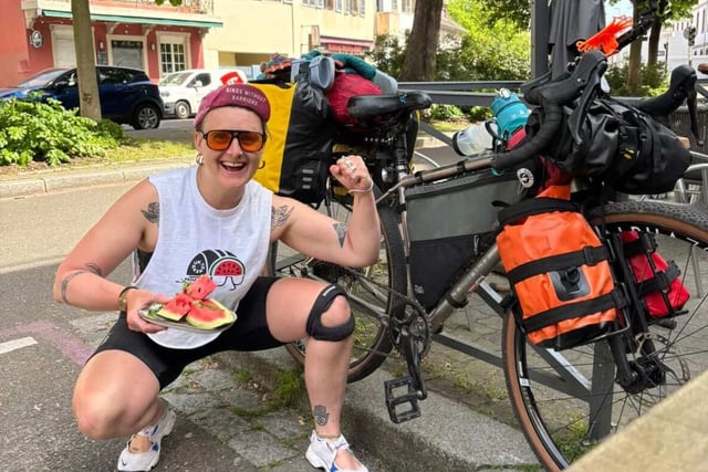 Molly's solo cycle across Europe