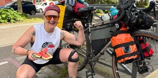 Molly's solo cycle across Europe